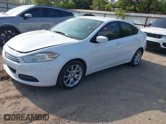 2013 Dodge Dart SXT with VIN 1C3CDFBH6DD713009, listed as a IAAI auction lot 41890209 with 167,563 mi miles. Bid and sale history available at carsss.com. Image 2.