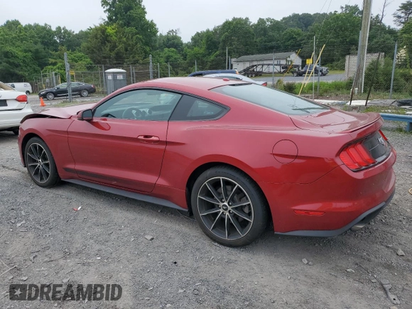 2020 Ford Mustang EcoBoost with VIN 1FA6P8TH5L5129757, listed as a Copart auction lot 62587375 with 35,272 mi miles and Salvage title. Bid and sale history available at DreamBid. Image 2.