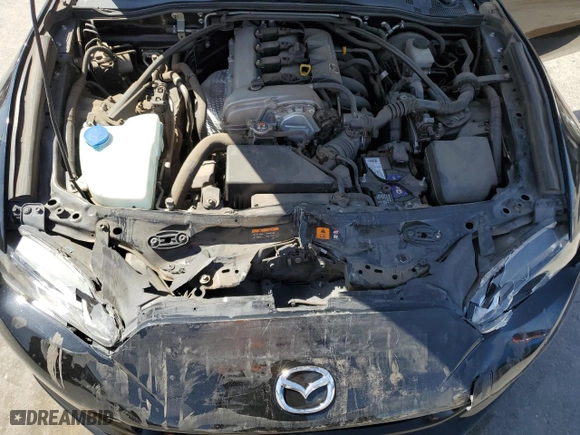 2016 Mazda MX-5 Miata Club with VIN JM1NDAC71G0107142, listed as a Copart auction lot 47666615 with 90,033 mi miles and Salvage Title. Bid and sale history available at carsss.com. Image 11.