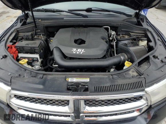 2012 Dodge Durango Crew with VIN 1C4RDHDG2CC336205, listed as a Copart auction lot 49798075 with 160,804 mi miles and Salvage Title. Bid and sale history available at DreamBid. Image 12.