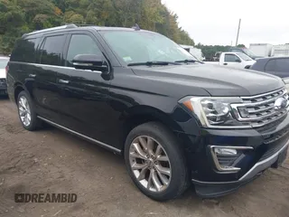 2019 Ford Expedition Max Limited with VIN 1FMJK2AT5KEA78021, listed as a IAAI auction lot 40355537 with 133,642 mi miles and . Bid and sale history available at DreamBid. Image 1.