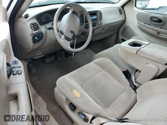 2002 Ford F-150 XL with VIN 1FTRX17WX2KC49979, listed as a Copart auction lot 50528355 with 0 mi miles and Salvage Title. Bid and sale history available at carsss.com. Image 8.