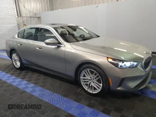 2024 BMW 5 Series 530i with VIN WBA43FJ01RCP84658, listed as a Copart auction lot 68150194 with 15,796 mi miles and Clean Title. Bid and sale history available at carsss.com. Image 4.