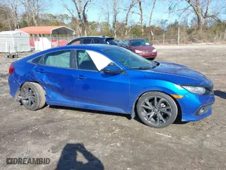 2019 Honda Civic Sedan Sport with VIN 19XFC2F88KE029704, listed as a IAAI auction lot 41325937 with 121,461 mi miles. Bid and sale history available at carsss.com. Image 13.