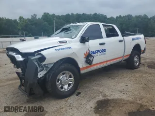 2023 Ram 2500 Tradesman with VIN 3C6UR5CJ9PG614227, listed as a Copart auction lot 47558155 with 16,811 mi miles and Salvage Title. Bid and sale history available at carsss.com. Image 1.