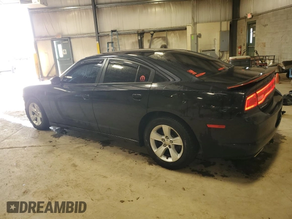2014 Dodge Charger SE with VIN 2C3CDXBG1EH117145, listed as a Copart auction lot 55127695 with 182,476 mi miles and Salvage Title. Bid and sale history available at DreamBid. Image 2.
