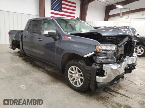 2022 Chevrolet Silverado 1500 LT with VIN 1GCUYDED1NZ182520, listed as a Copart auction lot 48967505 with 66,660 mi miles and Salvage Title. Bid and sale history available at DreamBid. Image 4.