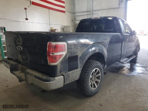 2013 Ford F-150 XL with VIN 1FTNF1EF8DKD28977, listed as a Copart auction lot 88027585 with 150,373 mi miles and Salvage Title. Bid and sale history available at carsss.com. Image 3.