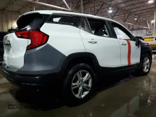 2019 GMC Terrain SLE with VIN 3GKALMEV6KL183986, listed as a Copart auction lot 46639265 with 90,778 mi miles and Clean Title. Bid and sale history available at carsss.com. Image 3.