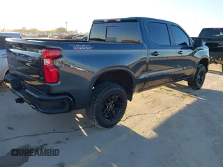 2021 Chevrolet Silverado 1500 LT Trail Boss with VIN 1GCPYFED2MZ116887, listed as a IAAI auction lot 40940453 with 43,449 mi miles and . Bid and sale history available at DreamBid. Image 4.