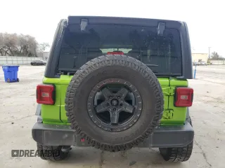 2019 Jeep Wrangler Unlimited Sport with VIN 1C4HJXDG4KW508021, listed as a Copart auction lot 43949845 with 107,464 mi miles and Salvage title. Bid and sale history available at DreamBid. Image 6.