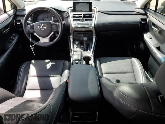 2017 Lexus NX with VIN JTJBARBZ7H2108182, listed as a Copart auction lot 54307375 with 87,658 mi miles and Salvage Title. Bid and sale history available at carsss.com. Image 8.