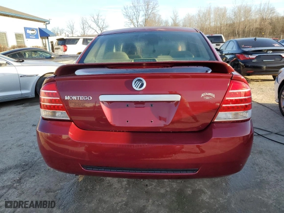 2006 Mercury Montego Luxury with VIN 1MEFM40166G600194, listed as a Copart auction lot 43761525 with 140,770 mi miles and Salvage Title. Bid and sale history available at carsss.com. Image 6.