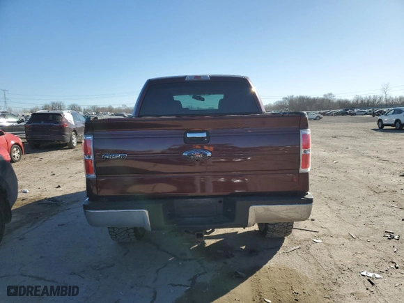 2010 Ford F-150 XL with VIN 1FTEW1E81AFA46296, listed as a Copart auction lot 42741915 with 183,947 mi miles and Salvage Title. Bid and sale history available at carsss.com. Image 6.