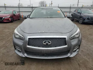 2017 Infiniti Q50 2.0t Premium with VIN JN1CV7AR7HM680684, listed as a Copart auction lot 86705644 with 0 mi miles and Salvage Title. Bid and sale history available at carsss.com. Image 5.