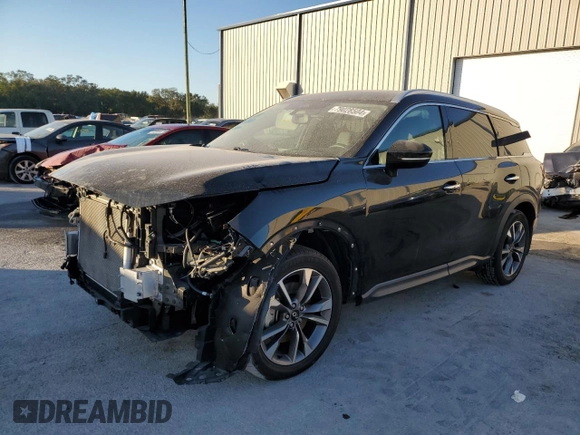 2022 Infiniti QX60 Luxe с VIN 5N1DL1FR3NC334688, выставлен на аукционе Copart как лот 79028504 с пробегом 43 330 миль миль и Списание • Salvage title. История ставок и продаж доступна на DreamBid. Изображение 1.