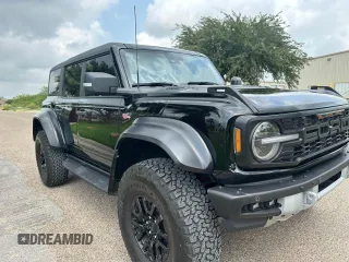 2023 Ford Bronco Raptor with VIN 1FMEE5JR1PLA80964, listed as a Copart auction lot 54699815 with 4,669 mi miles and Clean Title. Bid and sale history available at carsss.com. Image 1.