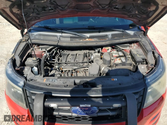 2016 Ford Utility Police Interceptor with VIN 1FM5K8AR9GGB55543, listed as a Copart auction lot 72181274 with 67,539 mi miles and Salvage Title. Bid and sale history available at carsss.com. Image 12.