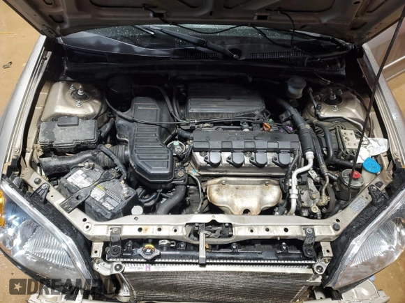 2001 Honda Civic EX with VIN 1HGES26761L014714, listed as a Copart auction lot 44995565 with 221,595 mi miles and Salvage Title. Bid and sale history available at carsss.com. Image 11.