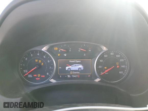 2020 GMC Terrain SLT with VIN 3GKALPEV3LL300619, listed as a Copart auction lot 46183725 with 73,427 mi miles and Salvage Title. Bid and sale history available at carsss.com. Image 9.