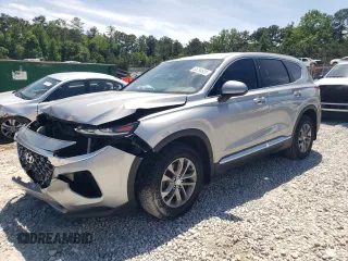 2020 Hyundai Santa Fe SE with VIN 5NMS23AD4LH280614, listed as a Copart auction lot 55734635 with 110,378 mi miles and Salvage title. Bid and sale history available at DreamBid. Image 1.