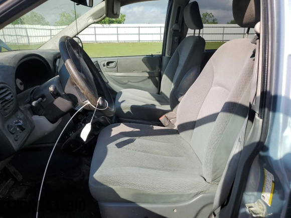 2005 Dodge Caravan SE with VIN 2D4GP24R45R369099, listed as a Copart auction lot 53975625 with 462,613 mi miles and Salvage Title. Bid and sale history available at carsss.com. Image 7.