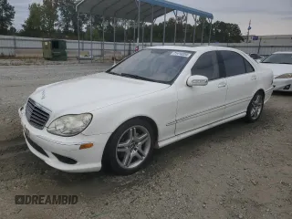 2006 Mercedes-Benz S-Class 4.3L with VIN WDBNG70J46A474165, listed as a Copart auction lot 71414334 with 152,755 mi miles and Salvage Title. Bid and sale history available at carsss.com. Image 1.