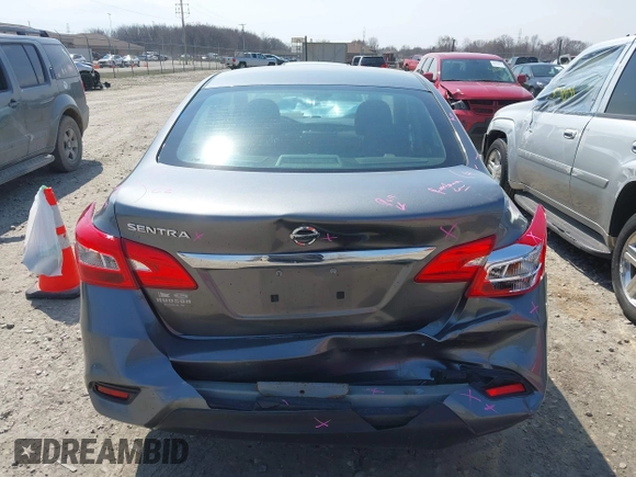 2019 Nissan Sentra S with VIN 3N1AB7AP0KY262079, listed as a IAAI auction lot 42055590 with 102,608 mi miles. Bid and sale history available at carsss.com. Image 16.