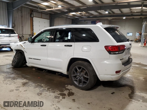 2021 Jeep Grand Cherokee 80th Anniversary with VIN 1C4RJFBG1MC513103, listed as a Copart auction lot 53439035 with 69,192 mi miles and Salvage title. Bid and sale history available at DreamBid. Image 2.