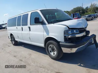 2013 Chevrolet Express Passenger LT with VIN 1GAZG1FG1D1192177, listed as a IAAI auction lot 41521801 with 100,323 mi miles and . Bid and sale history available at DreamBid. Image 1.