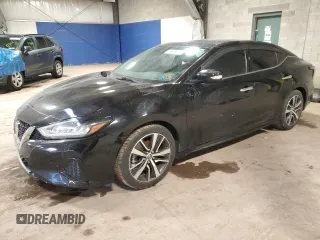 2019 Nissan Maxima S z VIN 1N4AA6AV3KC371823, wystawiony jako Copart lot #46439315 z przebiegiem 69 209 mil mil oraz Szkoda całkowita • Salvage title. Historia ofert i sprzedaży dostępna na DreamBid. Obrazek 1.