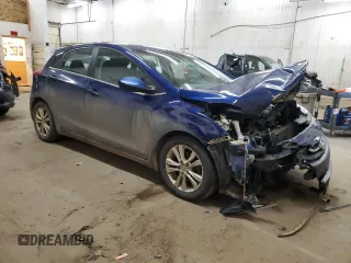 2013 Hyundai Elantra GT with VIN KMHD35LE7DU040910, listed as a Copart auction lot 80772684 with 215,931 mi miles and Salvage Title. Bid and sale history available at carsss.com. Image 4.