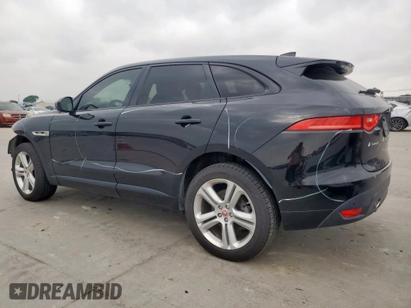 2017 Jaguar F-Pace 35t R-Sport with VIN SADCL2BV5HA046944, listed as a Copart auction lot 54248855 with 72,393 mi miles and Salvage title. Bid and sale history available at DreamBid. Image 2.