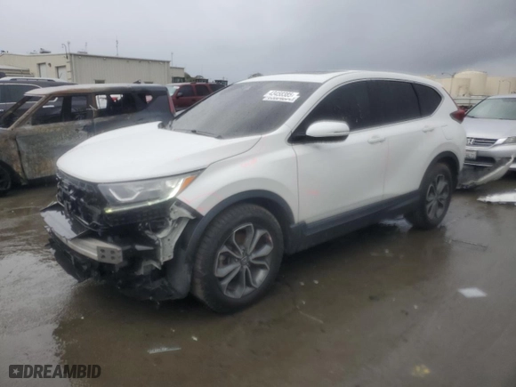 2020 Honda CR-V EX with VIN 5J6RW1H50LA017126, listed as a Copart auction lot 43458385 with 270,551 mi miles and Salvage Title. Bid and sale history available at carsss.com. Image 1.