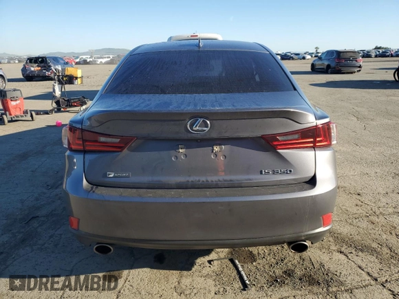 2016 Lexus IS 350 with VIN JTHBE1D27G5026974, listed as a Copart auction lot 50583985 with 105,843 mi miles and Salvage title. Bid and sale history available at DreamBid. Image 6.