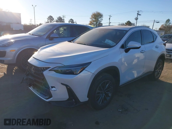 2024 Lexus NX 250 Premium with VIN JTJGDCAZ0R5021297, listed as a IAAI auction lot 40973448 with 6,601 mi miles and . Bid and sale history available at DreamBid. Image 17.
