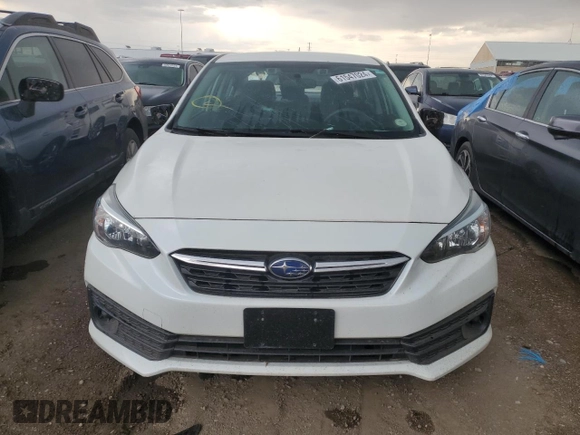 2021 Subaru Impreza with VIN 4S3GKAB66M3601188, listed as a Copart auction lot 61547024 with 37,307 mi miles and Clean Title. Bid and sale history available at carsss.com. Image 5.