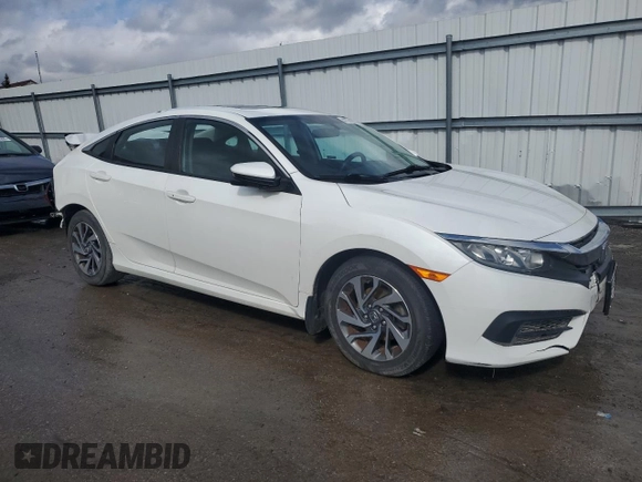 2018 Honda Civic EX with VIN 19XFC2F74JE023954, listed as a Copart auction lot 47771075 with Not Provided miles and Salvage Title. Bid and sale history available at DreamBid. Image 4.