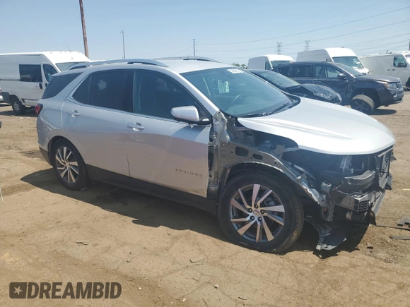 2022 Chevrolet Equinox Premier z VIN 2GNAXXEV3N6121785, wystawiony jako Copart lot #59358695 z przebiegiem 45 508 mil mil oraz Czysty tytuł • Clean title. Historia ofert i sprzedaży dostępna na DreamBid. Obrazek 4.