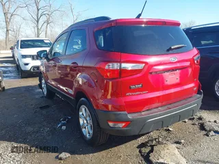 2019 Ford EcoSport SE with VIN MAJ3S2GE4KC262633, listed as a IAAI auction lot 41724149 with 72,495 mi miles and . Bid and sale history available at carsss.com. Image 3.