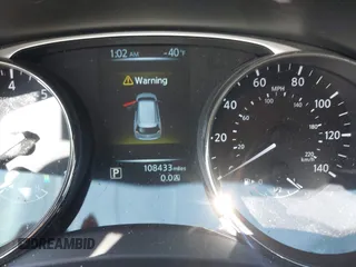 2016 Nissan Rogue SV with VIN KNMAT2MV9GP726986, listed as a IAAI auction lot 42064003 with 108,433 mi miles. Bid and sale history available at carsss.com. Image 7.