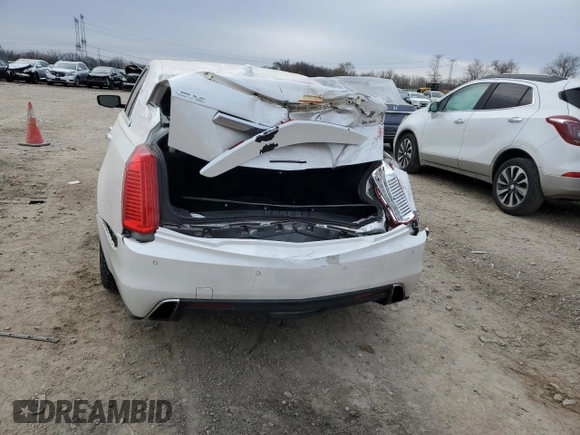 2017 Cadillac CTS Luxury RWD with VIN 1G6AR5SS3H0190400, listed as a Copart auction lot 82358884 with 89,916 mi miles and Salvage Title. Bid and sale history available at DreamBid. Image 6.