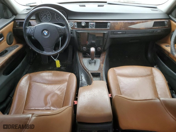 2011 BMW 3 Series 328i with VIN WBAPH7C5XBE677034, listed as a Copart auction lot 47585685 with 0 mi miles and Salvage Title. Bid and sale history available at carsss.com. Image 8.