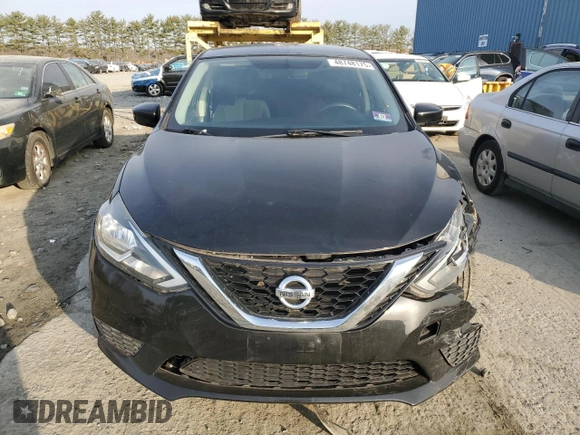 2016 Nissan Sentra SR with VIN 3N1AB7AP9GY256854, listed as a Copart auction lot 48748175 with 55,318 mi miles and Salvage Title. Bid and sale history available at DreamBid. Image 5.