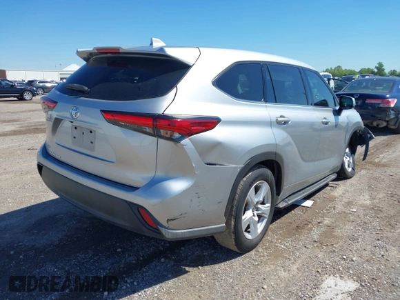 2020 Toyota Highlander L with VIN 5TDCZRAH5LS018796, listed as a IAAI auction lot 42219741 with 163,948 mi miles and . Bid and sale history available at DreamBid. Image 4.