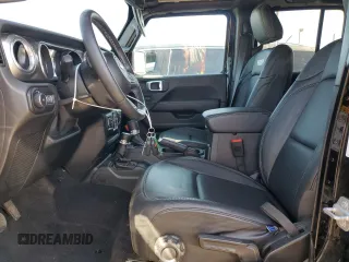 2020 Jeep Wrangler Unlimited Sahara with VIN 1C4HJXEG3LW145470, listed as a Copart auction lot 63690835 with 47,838 mi miles and Salvage title. Bid and sale history available at DreamBid. Image 7.