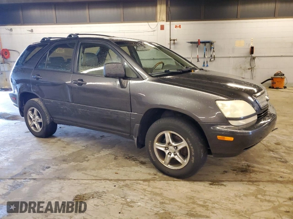 2002 Lexus RX 300 with VIN JTJHF10U220289134, listed as a Copart auction lot 77976464 with 0 mi miles and Salvage Title. Bid and sale history available at carsss.com. Image 4.