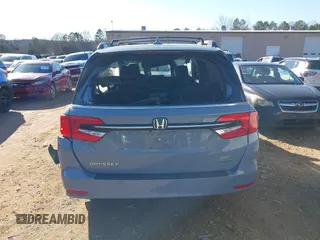 2023 Honda Odyssey Touring with VIN 5FNRL6H84PB005208, listed as a IAAI auction lot 41374452 with 60,288 mi miles and . Bid and sale history available at DreamBid. Image 17.