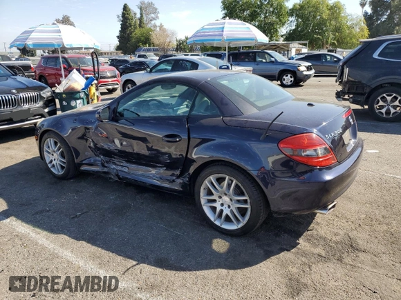 2009 Mercedes-Benz SLK-Class 3.0L with VIN WDBWK54F89F190333, listed as a Copart auction lot 47144815 with 93,222 mi miles and Salvage Title. Bid and sale history available at carsss.com. Image 2.