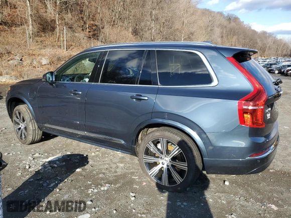 2025 Volvo XC90 with VIN YV4H60PJ6S1293316, listed as a Copart auction lot 84707614 with 924 mi miles and Salvage Title. Bid and sale history available at DreamBid. Image 2.